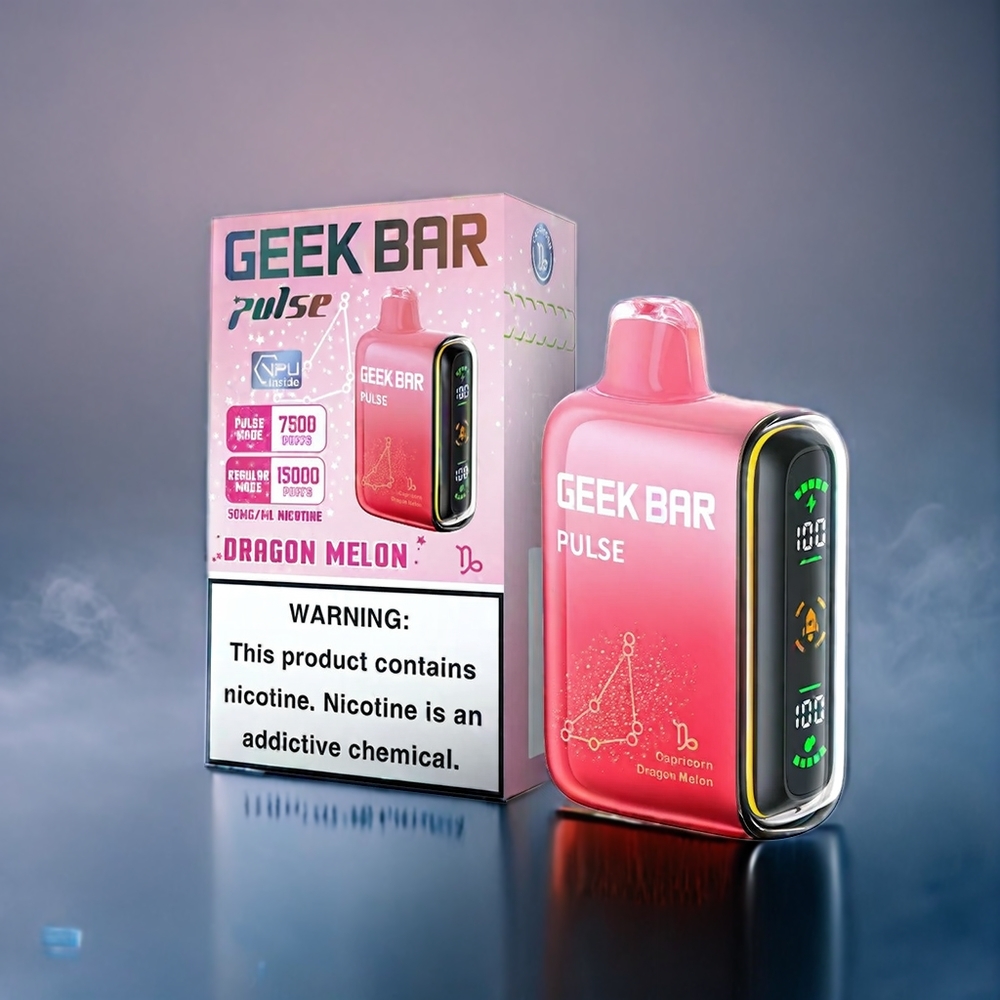 Mango Iskall Geek Bar Pulse 15000 Puffar 16ML 5% 650 mAh Sverige Grossist Zodiac Edition