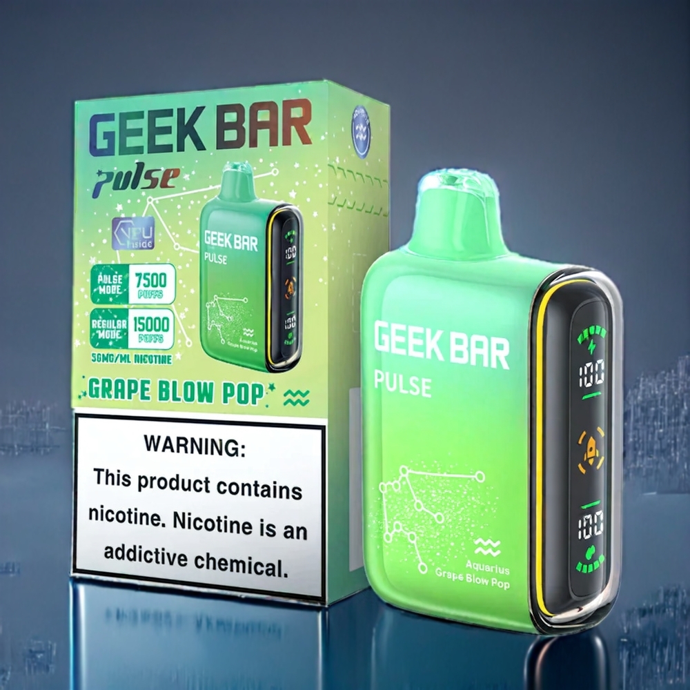 Mango Iskall Geek Bar Pulse 15000 Puffar 16ML 5% 650 mAh Sverige Grossist Zodiac Edition
