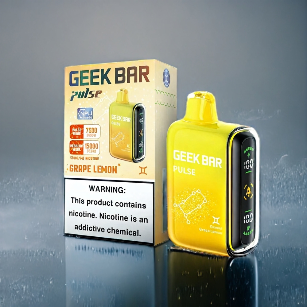 Mango Iskall Geek Bar Pulse 15000 Puffar 16ML 5% 650 mAh Sverige Grossist Zodiac Edition