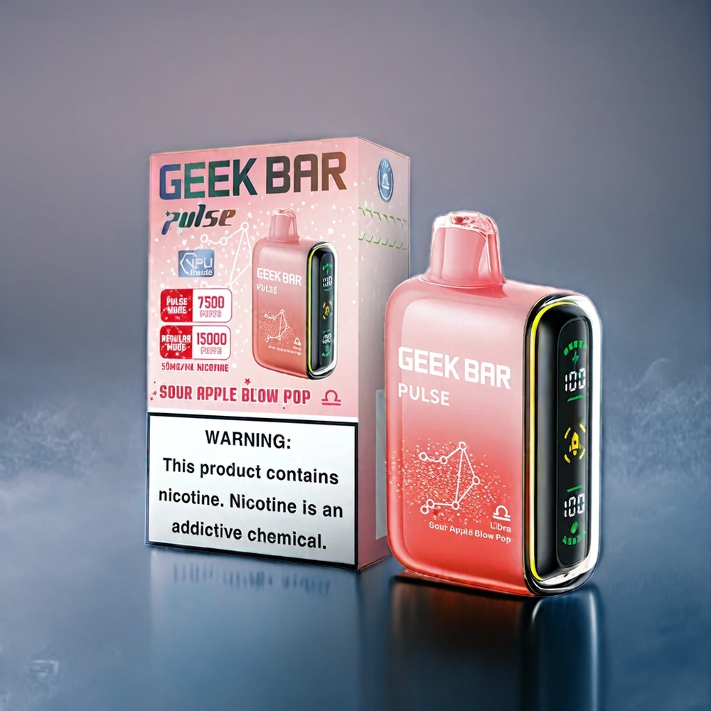 Mango Iskall Geek Bar Pulse 15000 Puffar 16ML 5% 650 mAh Sverige Grossist Zodiac Edition