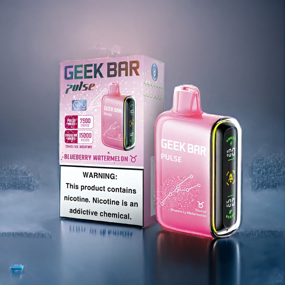 Mango Iskall Geek Bar Pulse 15000 Puffar 16ML 5% 650 mAh Sverige Grossist Zodiac Edition