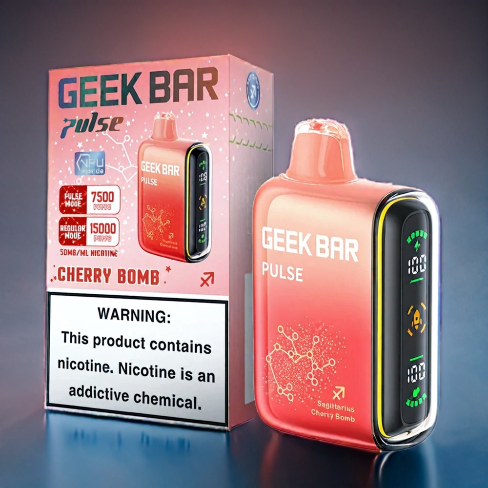Mango Iskall Geek Bar Pulse 15000 Puffar 16ML 5% 650 mAh Sverige Grossist Zodiac Edition