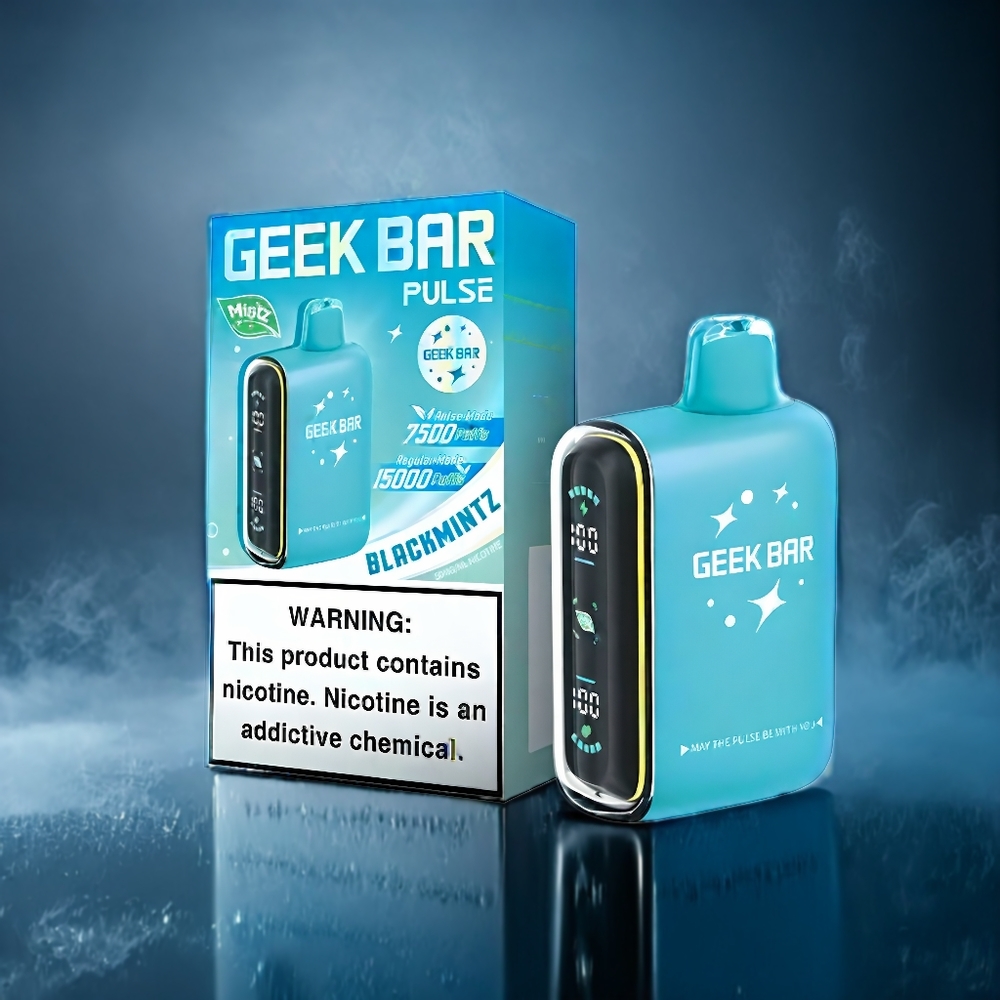 Mynta Geek Bar Pulse Sverige Grossist 15 000 puffar 16ML 5% 650mAh