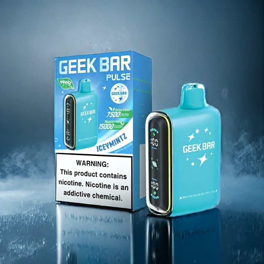 Mynta Geek Bar Pulse Sverige Grossist 15 000 puffar 16ML 5% 650mAh