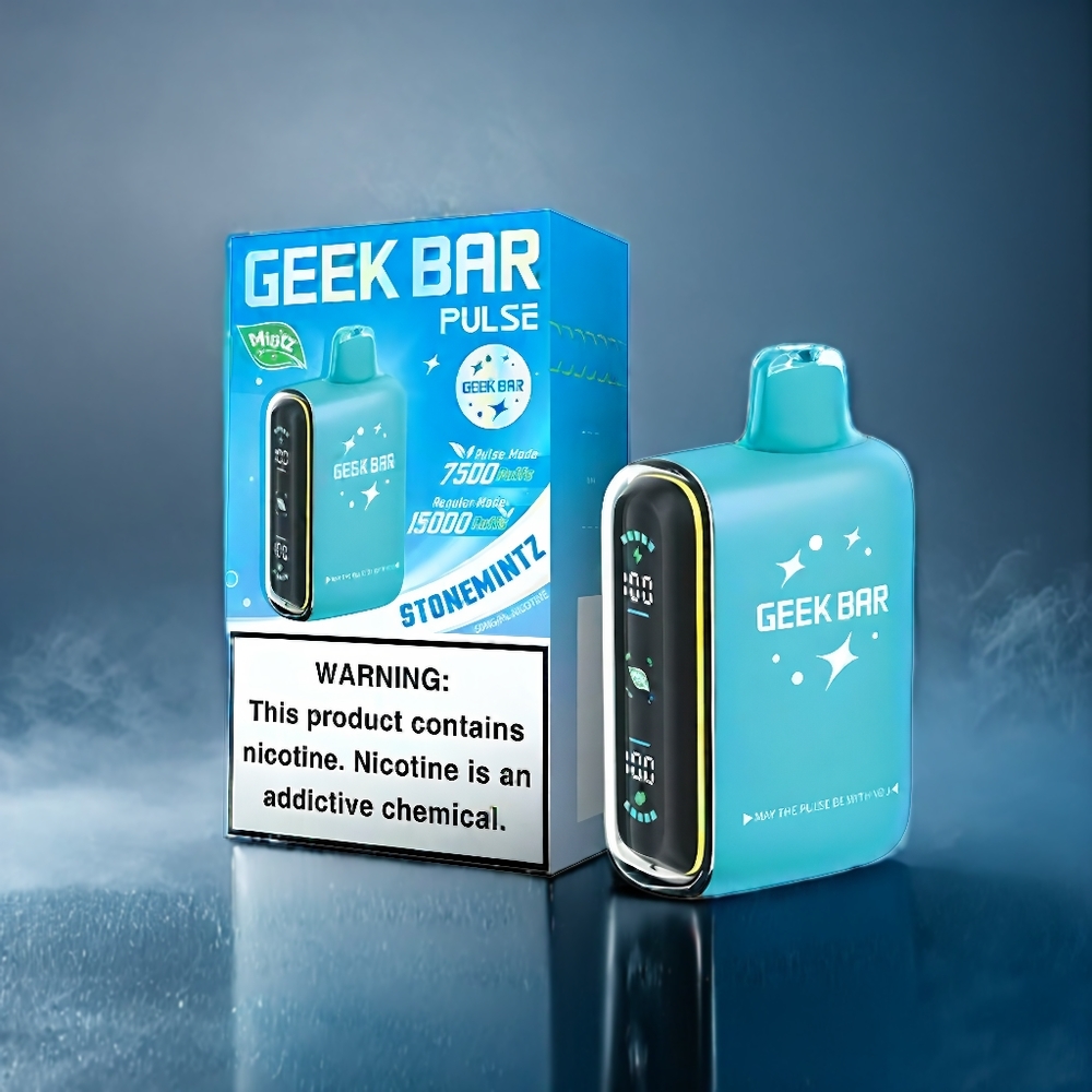 Mynta Geek Bar Pulse Sverige Grossist 15 000 puffar 16ML 5% 650mAh