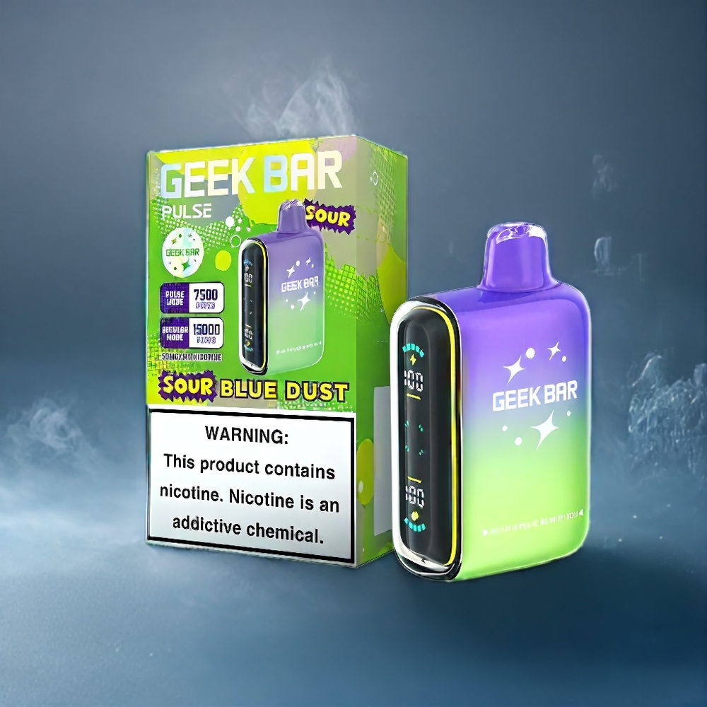 Sur Smak Kombination Geek Bar Pulse 15000 Puffar 16ML 5% 650mAh USB-C Sverige Grossist