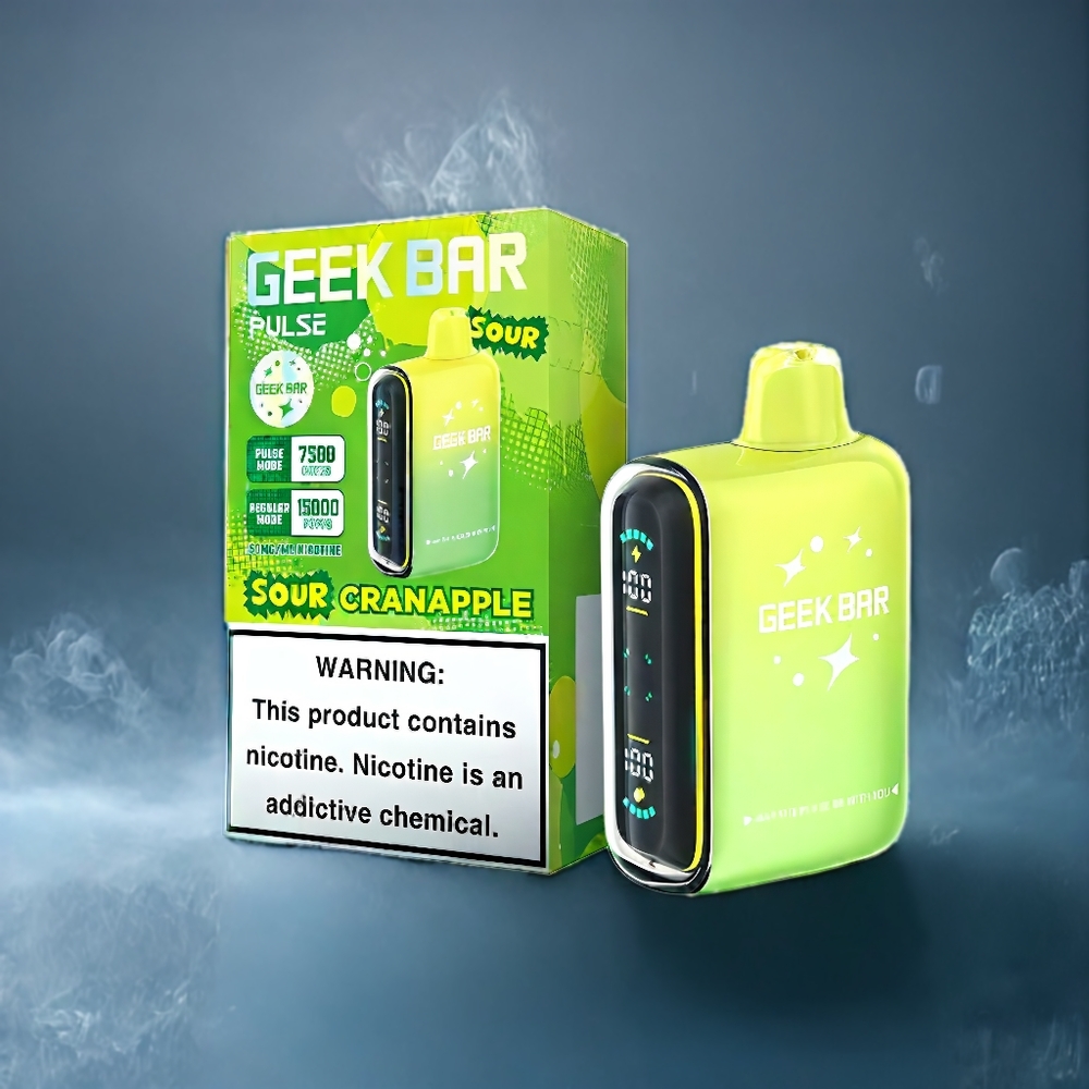 Sur Smak Kombination Geek Bar Pulse 15000 Puffar 16ML 5% 650mAh USB-C Sverige Grossist
