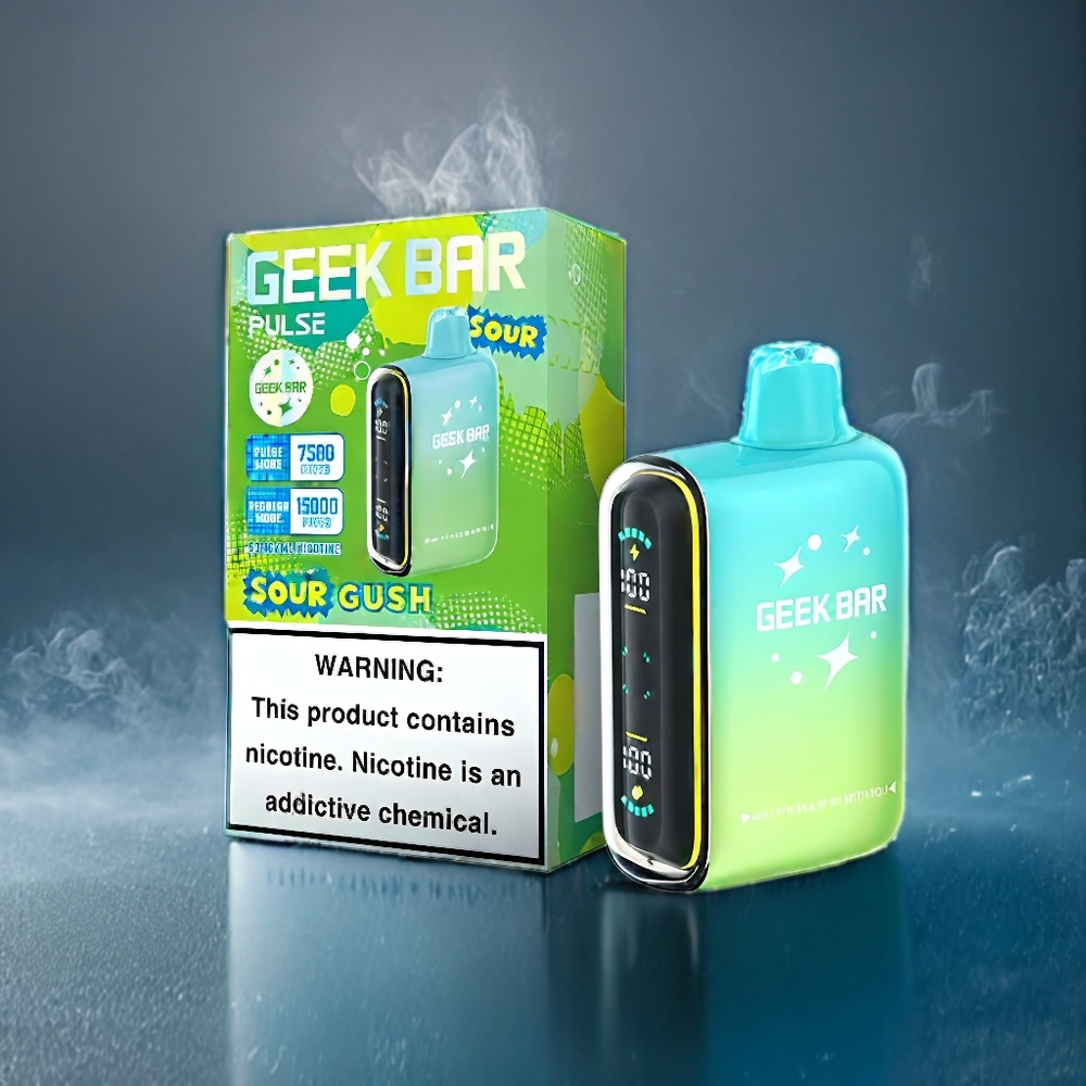 Sur Smak Kombination Geek Bar Pulse 15000 Puffar 16ML 5% 650mAh USB-C Sverige Grossist