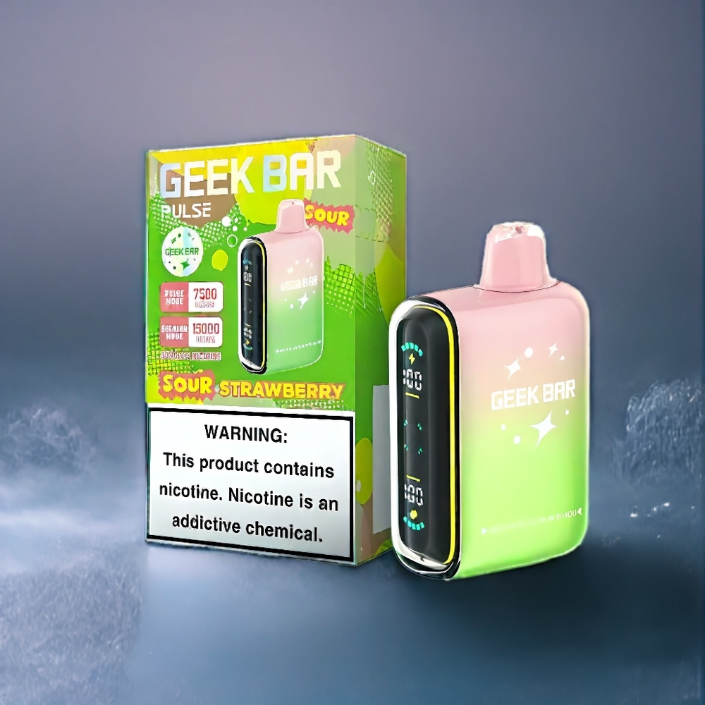 Sur Smak Kombination Geek Bar Pulse 15000 Puffar 16ML 5% 650mAh USB-C Sverige Grossist
