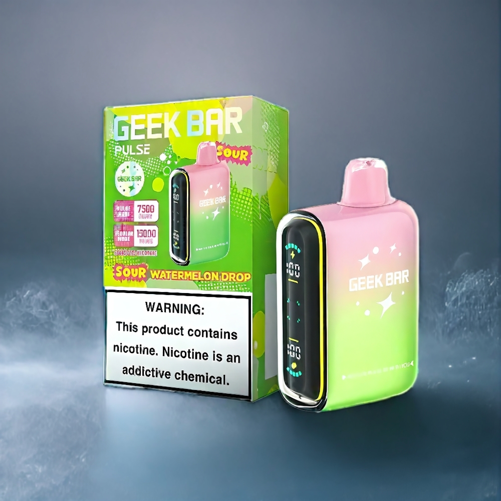 Sur Smak Kombination Geek Bar Pulse 15000 Puffar 16ML 5% 650mAh USB-C Sverige Grossist