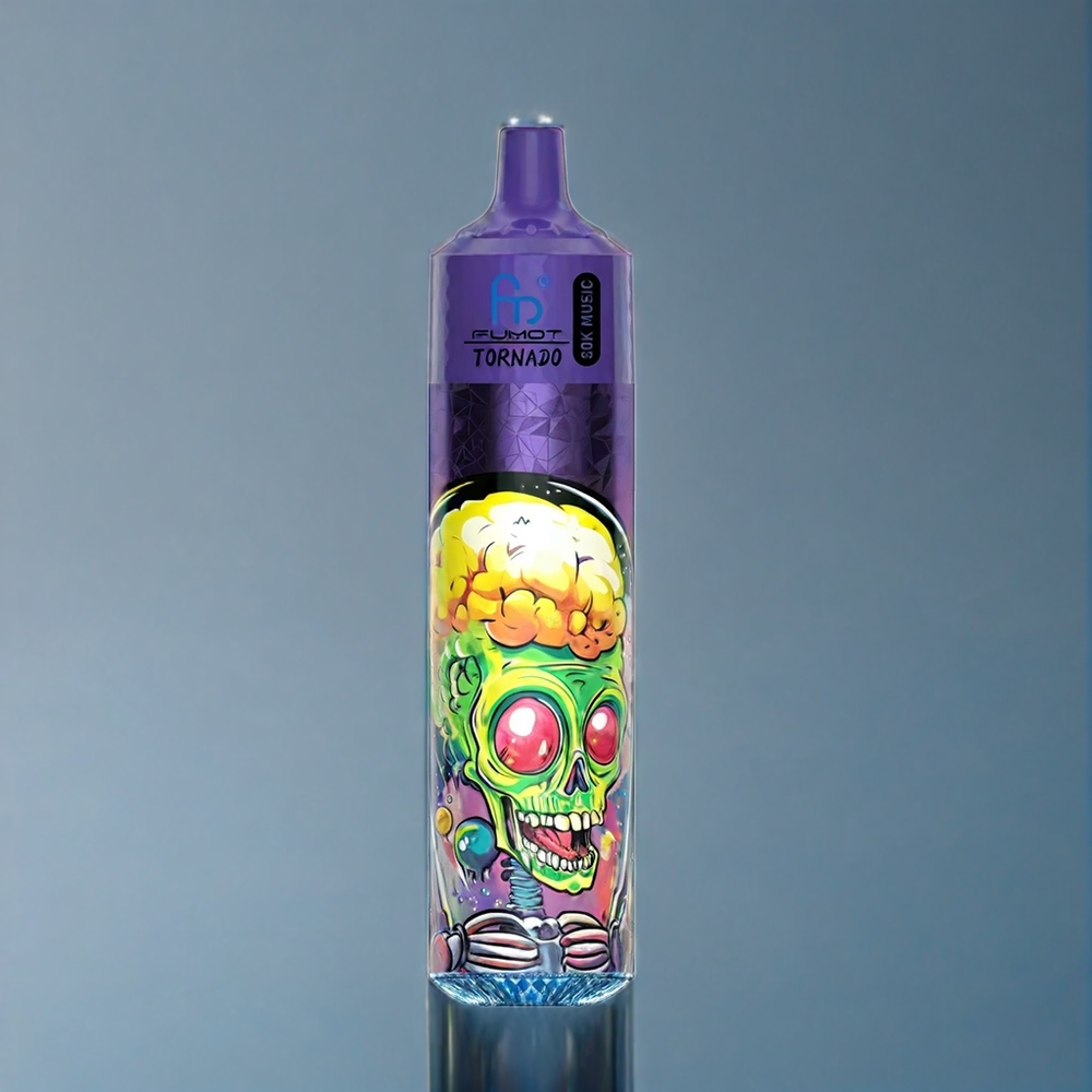 Kiwi Passionsfrukt Guava Fumot RandM Tornado 30000 30mL 5% 1.0 Ohm 600mAh LED Sverige Grossist