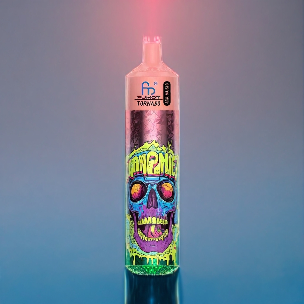 Trippel Körsbär Fumot Randm Tornado 30000 Svensk Grossist 30mL 5% LED 600mAh