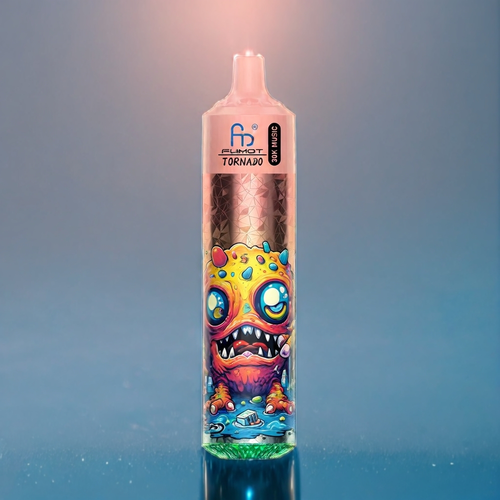 Äpple-Hallon Fumot Randm Tornado 30000 Sverige Grossist 30mL 5% LED
