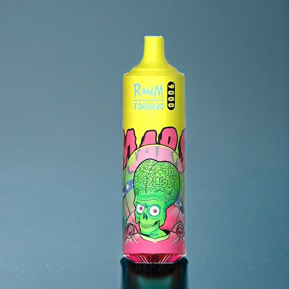 Trippel Mango RandM Tornado 9000 Puffar 850 mAh 18 mL Mesh Coil RGB Display 54 Smaker Sverige Grossist