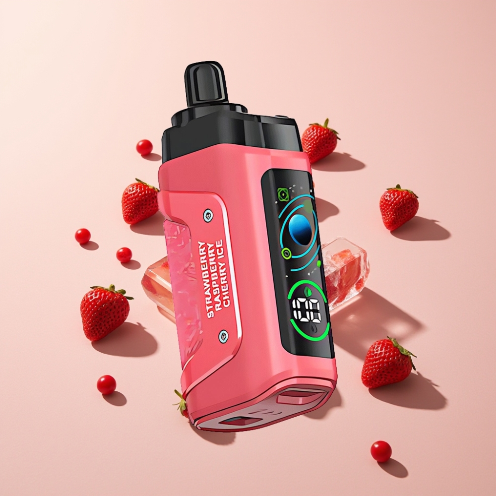 Razz Bar 45000 Puffs Justerbar Luftflöde 1.0 Ohm Mesh Coil Type-C Sverige Grossist Jordgubb Körsbär Is
