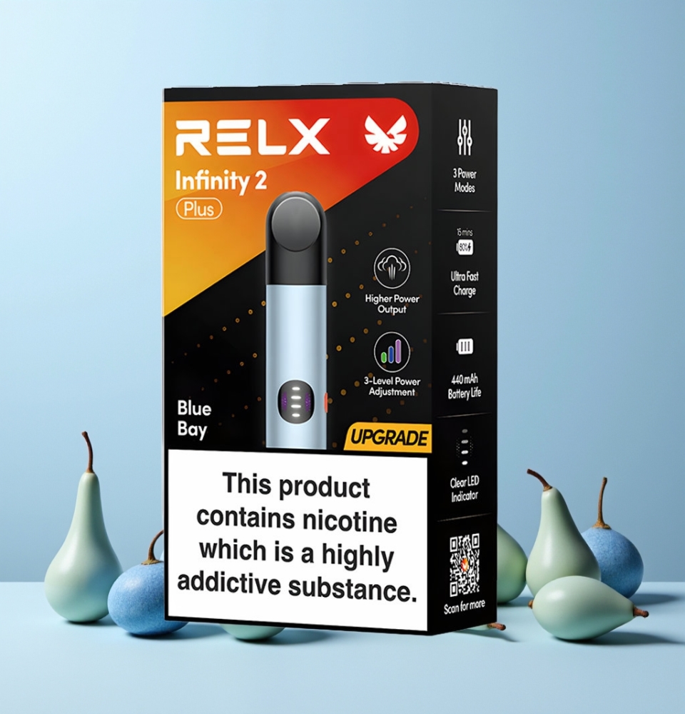 RELX Infinity 3 Plus 600 Puff Multiläge Blå Bukt Sverige Grossist