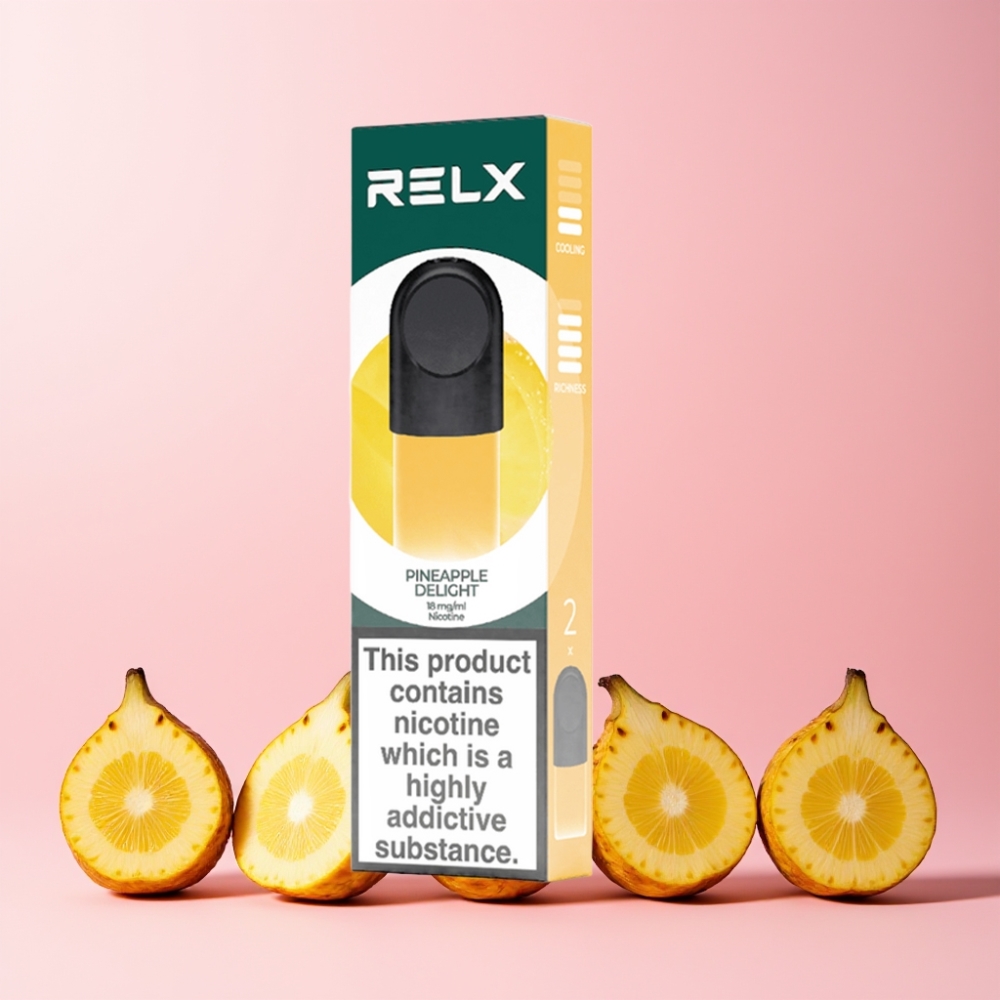 RELX Pod Pro 1.8% Svensk Grossist Optimized Draw Ananas Glädje