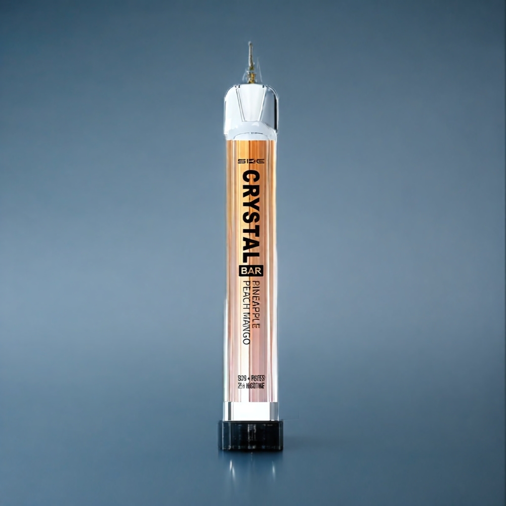Ananas Persika Mango SKE Crystal BAR 600 2ml 2% Sverige Grossist Mesh Coil 600 Puffar 500mAh