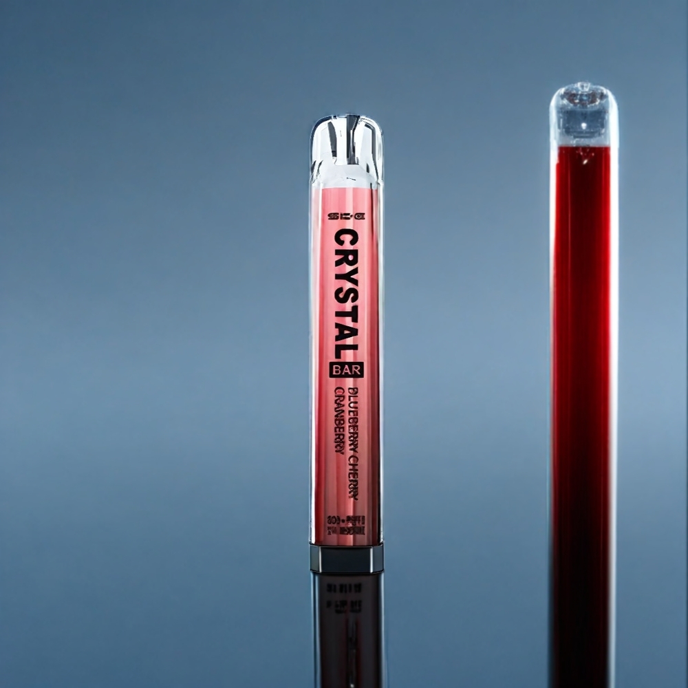 Blåbär Körsbär Tranbär SKE Crystal Bar 600 Sverige Grossist 0% 2% Nicotin 500mAh 600 Puffar 2.0ml E-vätska Mesh Coil