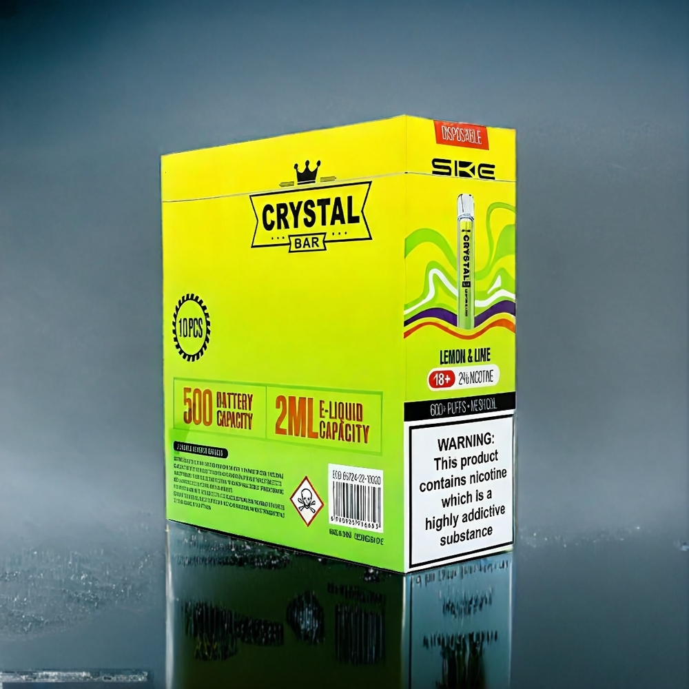 Citron Lime SKE Crystal BAR 600 2% Nicotine 500mAh Sverige Grossist