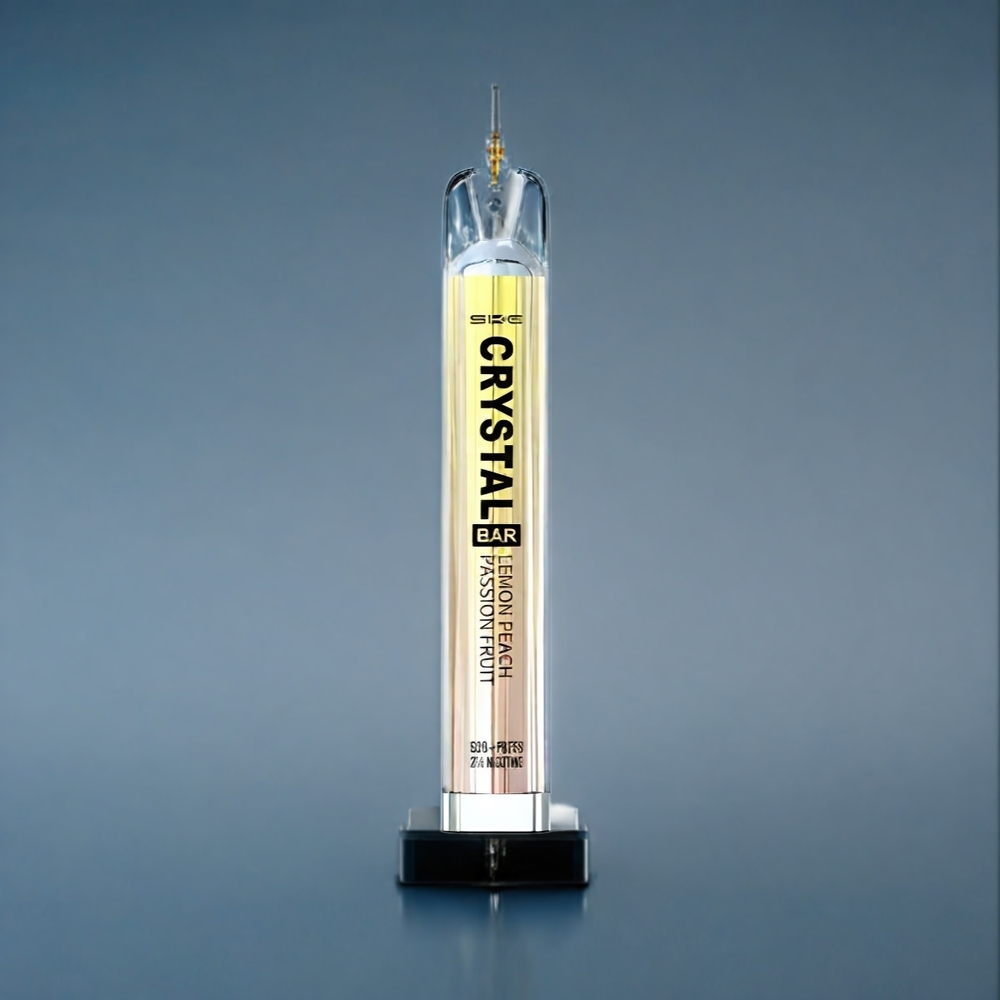 Citron Persika Passionfrukt SKE Crystal BAR 600 0% Nikotin 500mAh 600 Puffar Sverige Grossist