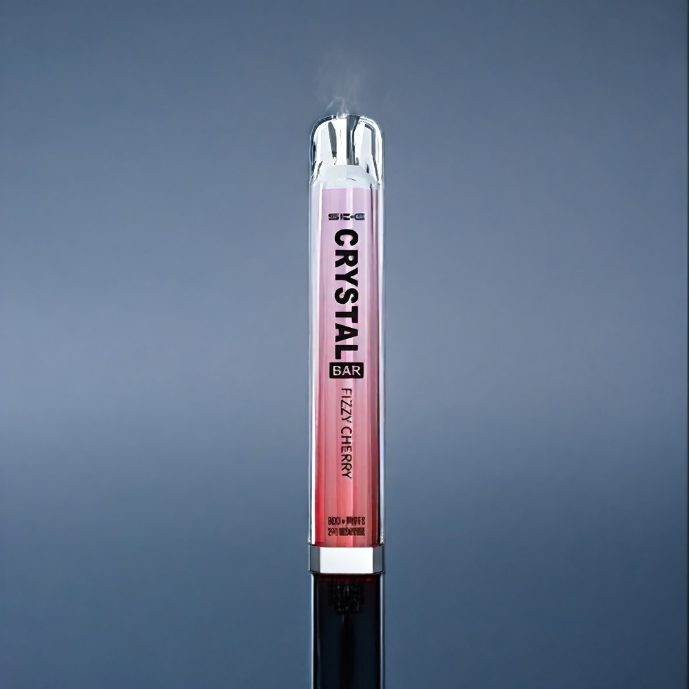 Fizzy Körsbär SKE Crystal Bar 600 2.0ml 600 Puffar Mesh Coil Sverige Grossist