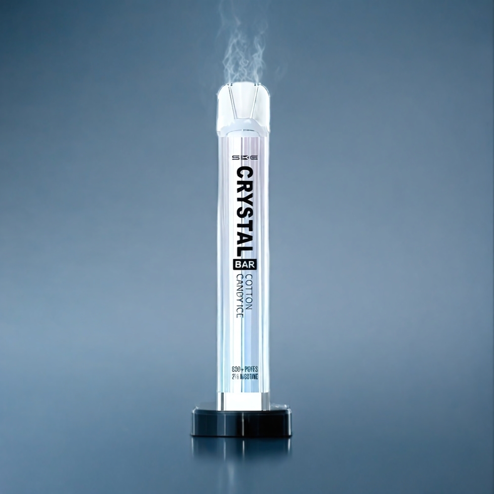 Godispuder SKE Crystal BAR 600 0% 2ml Sverige Grossist 500mAh Mesh Coil