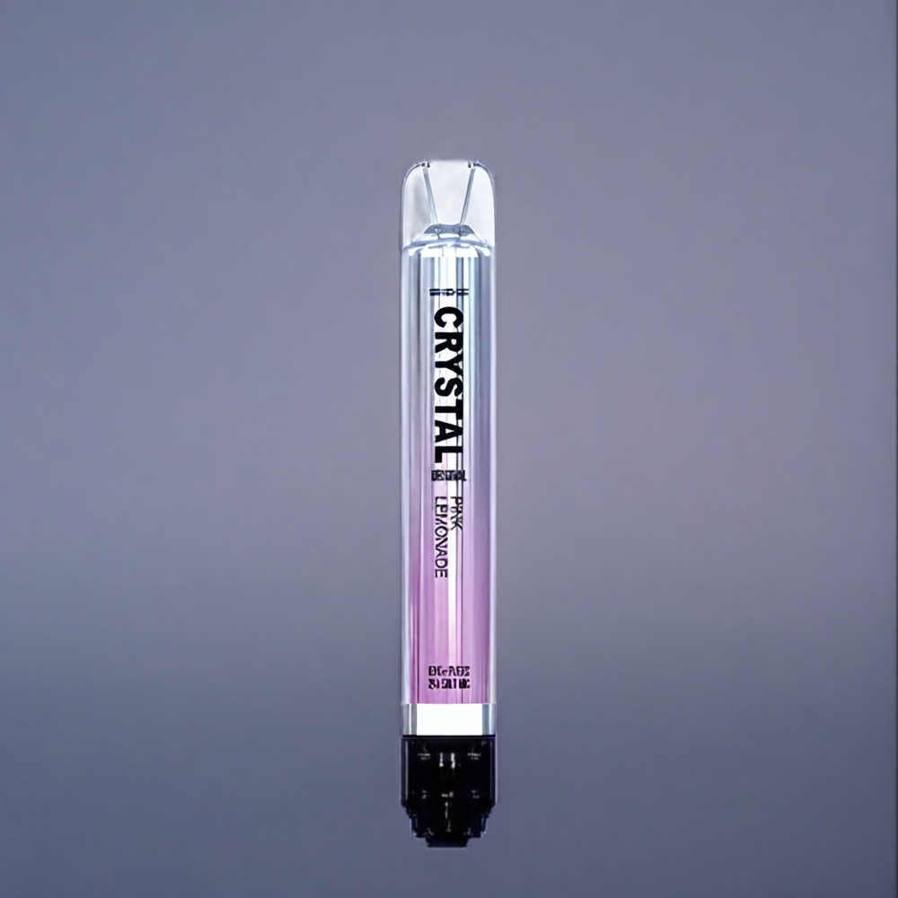 Rosa Citronvatten SKE Crystal BAR 600 Vape 2.0ml 2% Nikotin 600 Puffar Mesh Coil Sverige Grossist