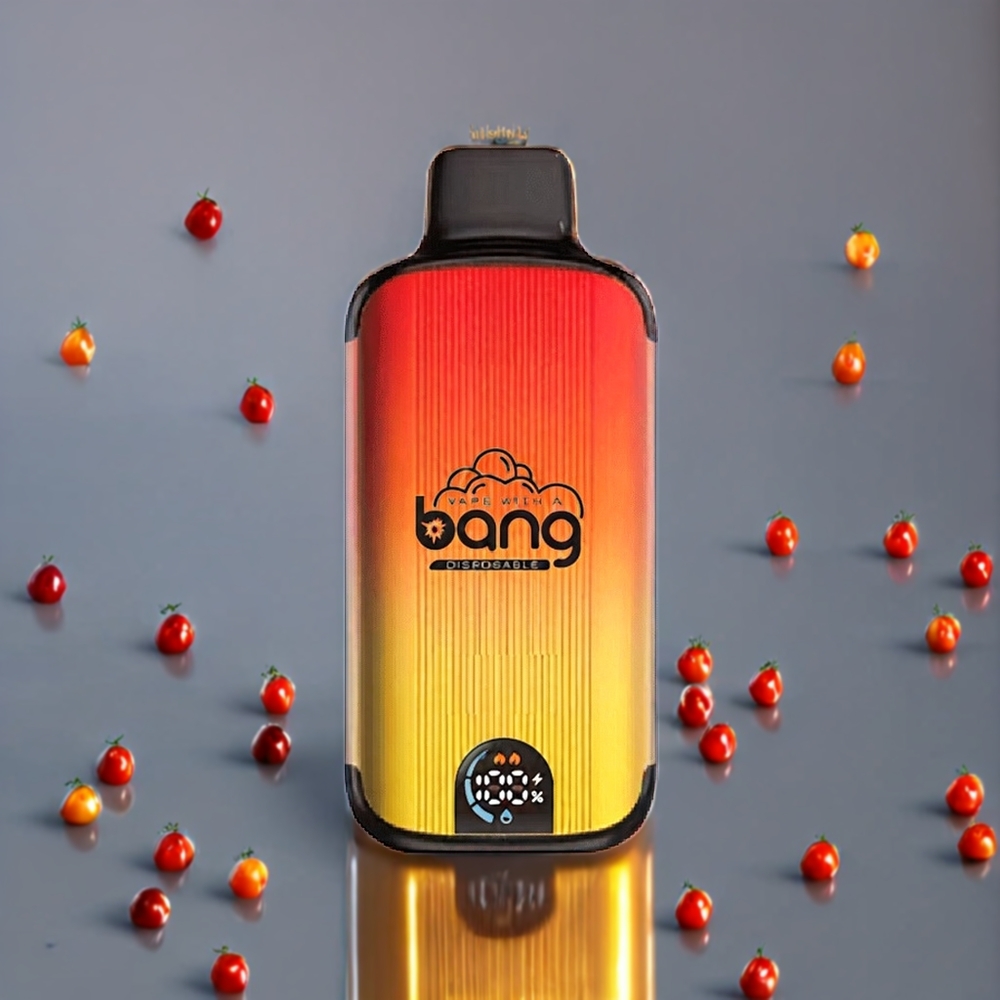 Bang 20000 Puffs 13400mAh Typ-C Laddning Dual Mesh Smart Skärm 0-5% Nikotin Sverige Grossist Jordgubb Mango