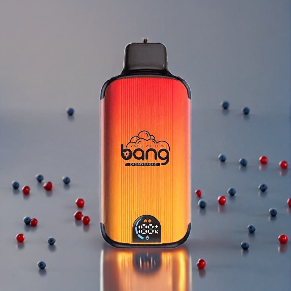 Bang 20000 Puffs Sverige Grossist Hållbart 13400 Batteri Typ-C Laddningsport Dual Mesh Värmespole Smart Skärm 0% 2% 3% 5% Nikotin Blåbär Vattenmelon