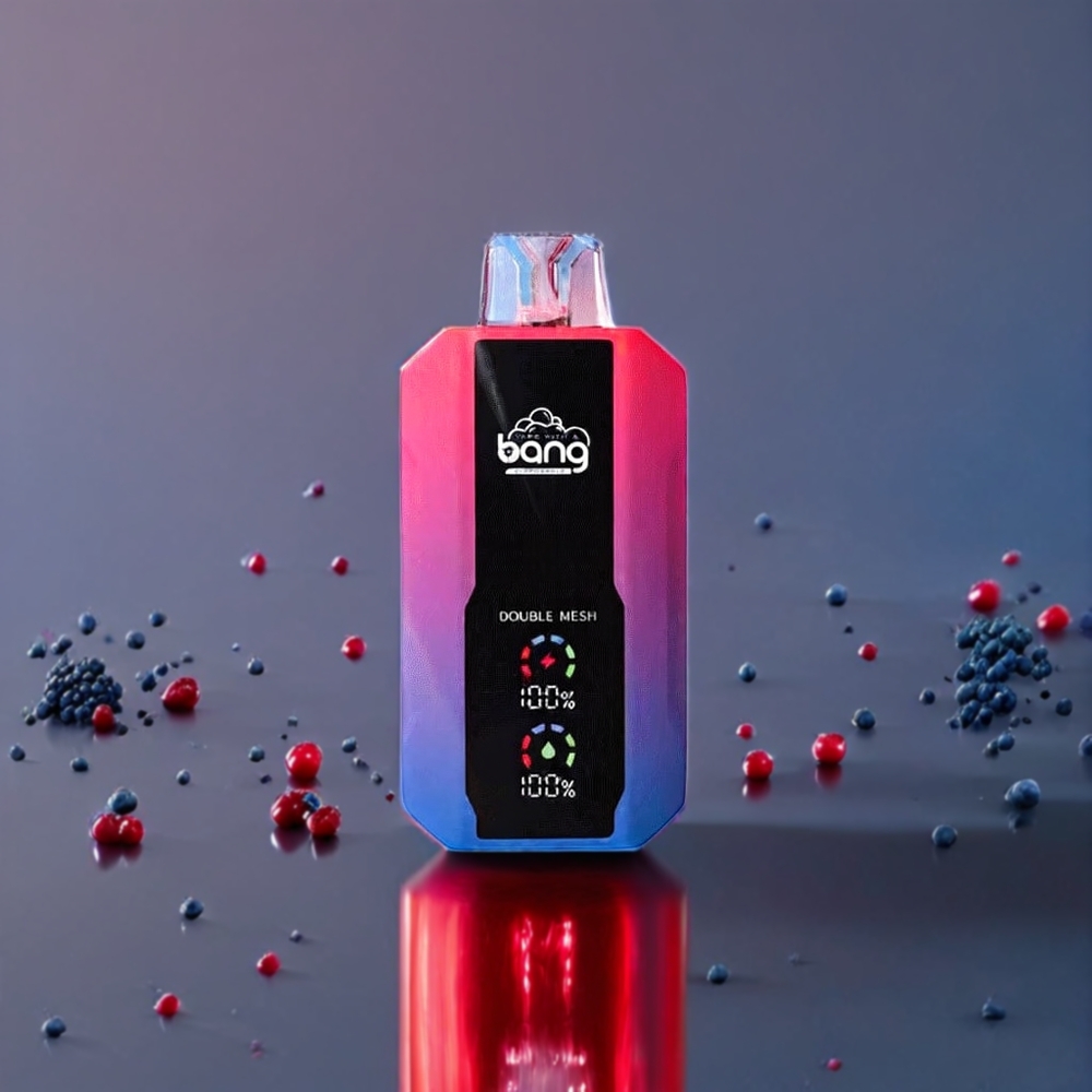 Bang 25000 Puffs Sverige Grossist 650mAh Type-C Blåbär Hallon