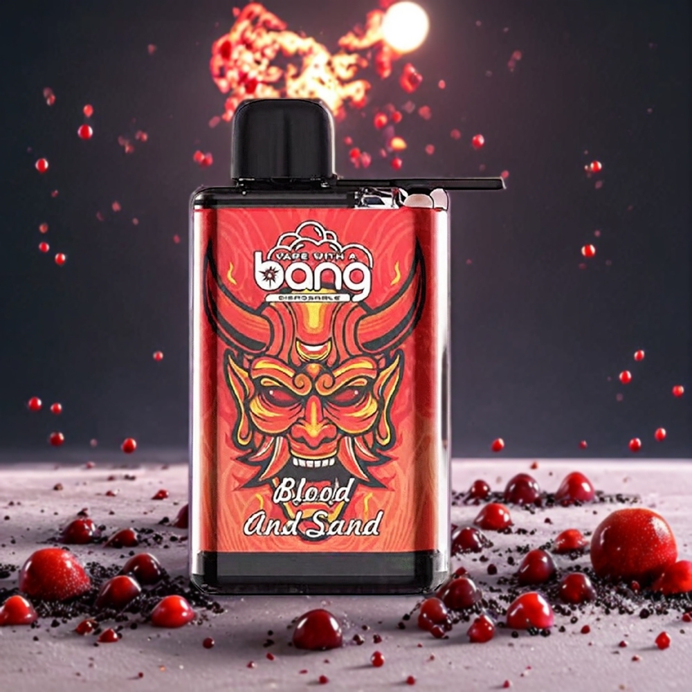Bang 28000 Puffs 0% Nikotin 30ml E-vätska 650mAh Batteri Sverige Grossist Blod Och Sand