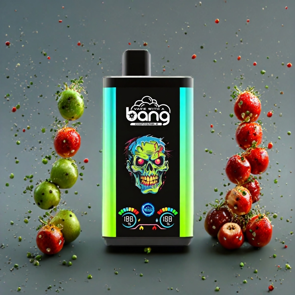 Bang 30K Pro 30000 Puff Dual-Flavor System Sverige Grossist Dubbel Äpple & Kiwi Passionfrukt Granatäpple