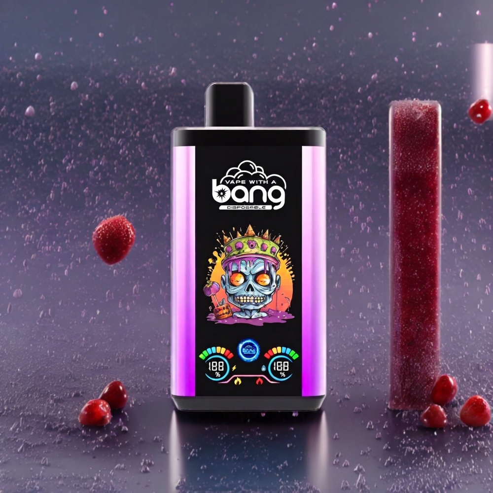 Bang 30K Pro 30000 Puffar Dual-Flavor 36ml Sverige Grossist Lila Regn & Jordgubb Hallon Körsbär Is