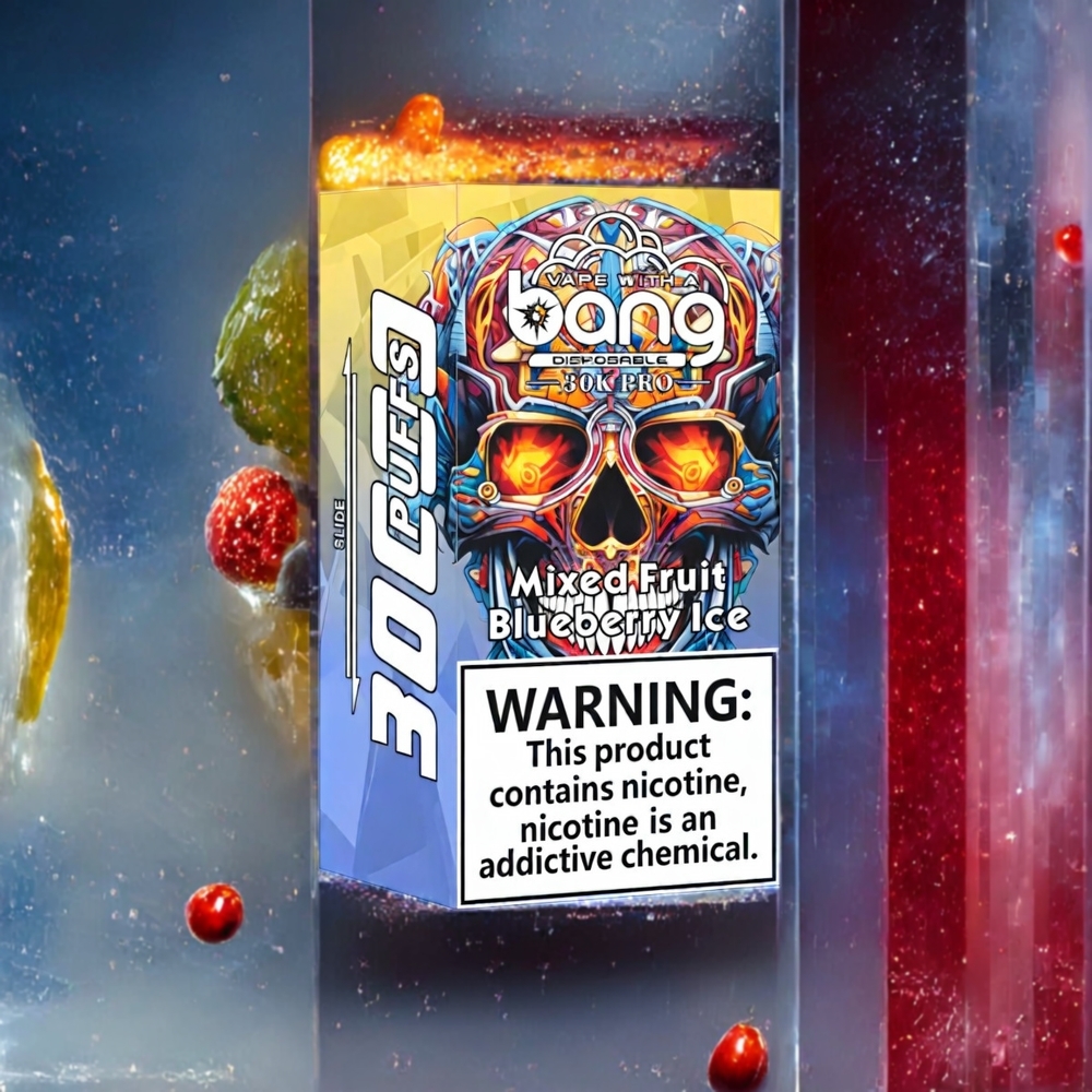 Bang 30K Pro 30000 Puffar Dual-Flavor System Sverige Grossist Blandad Frukt & Blåbärs Is