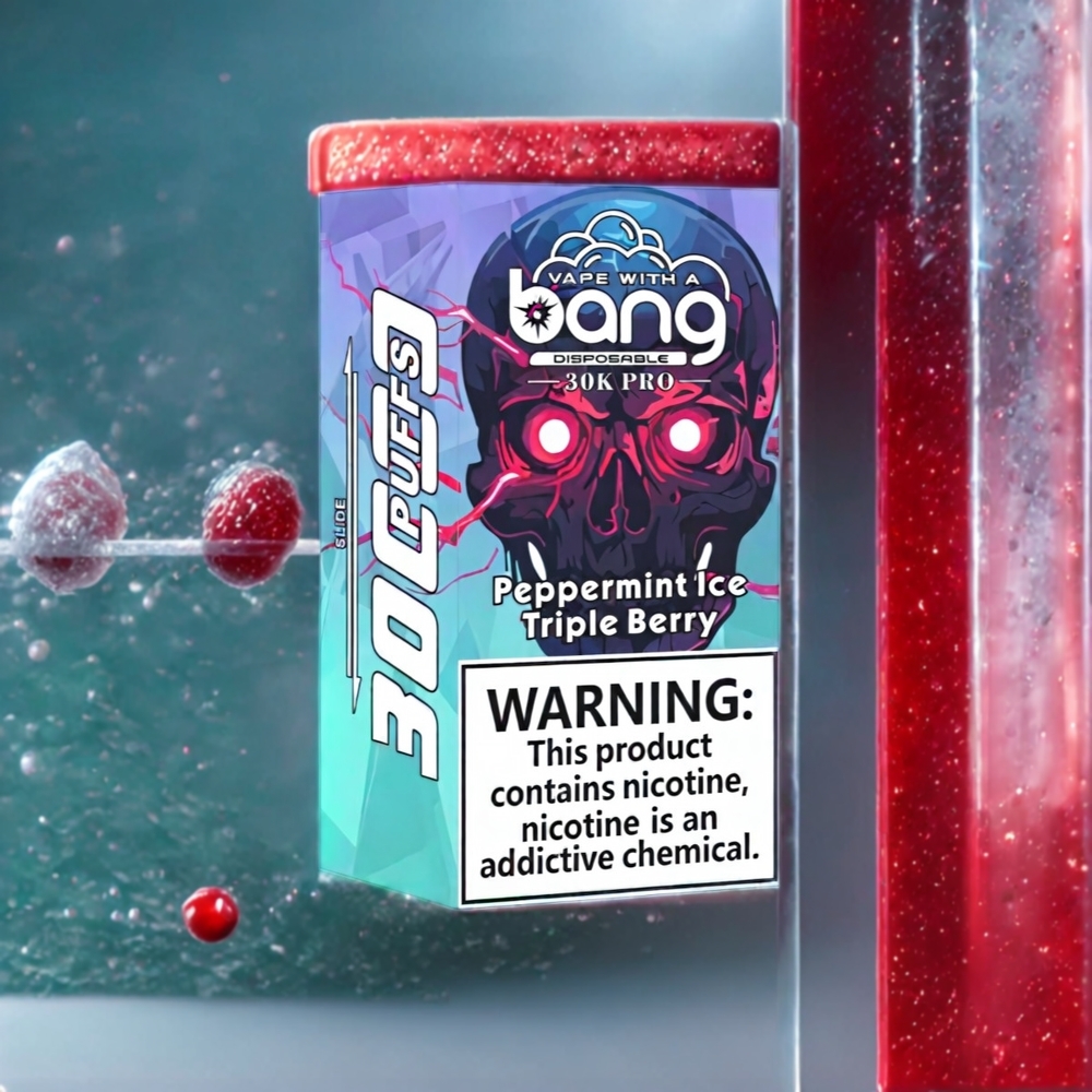 Bang 30K Pro 30000 Puffar Dual-Smak System Sverige Grossist Pepparmynt Is & Trebär