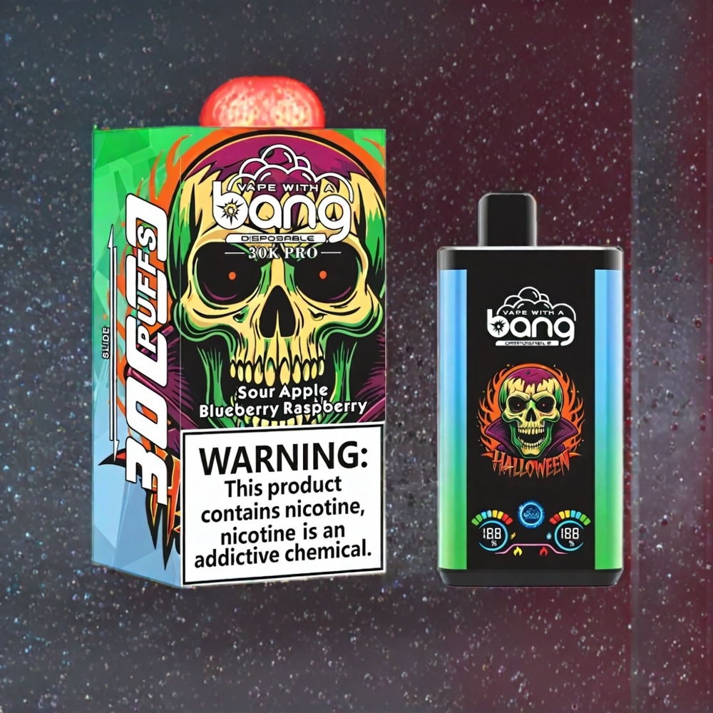 Bang 30K Pro 30000 Puffs Dual-Smak System 36ml 550mAh Sverige Grossist Suräpple & Blåbär Hallon