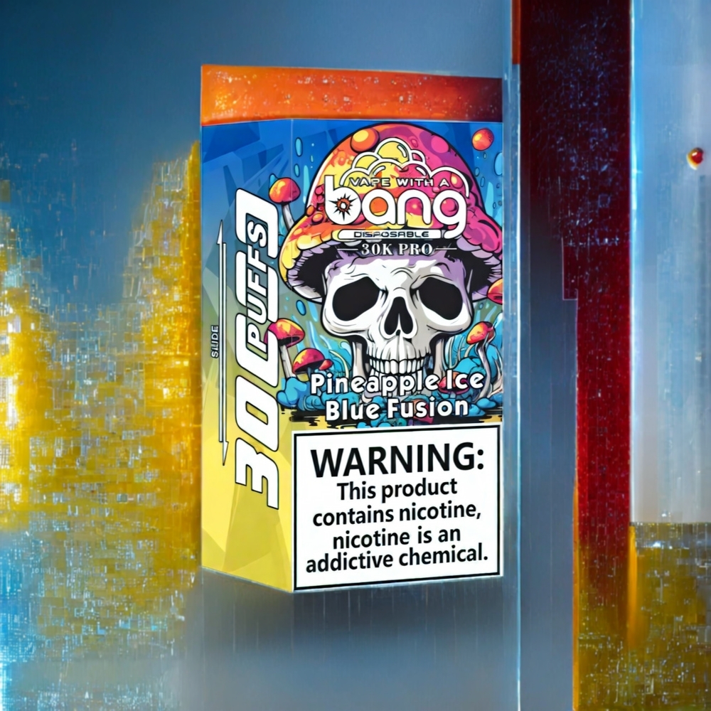 Bang Pro 30K 30000 Puffs Dual-Smak Ananas Is & Blå Fusion Sverige Grossist