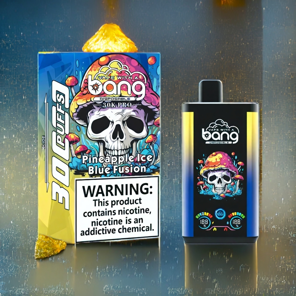 Bang Pro 30K 30000 Puffs Dual-Smak Ananas Is & Blå Fusion Sverige Grossist