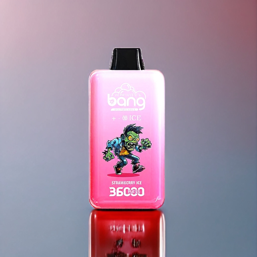 Bang 36000 Ice Level 36ml 850 mAh Sverige Grossist Jordgubb Is