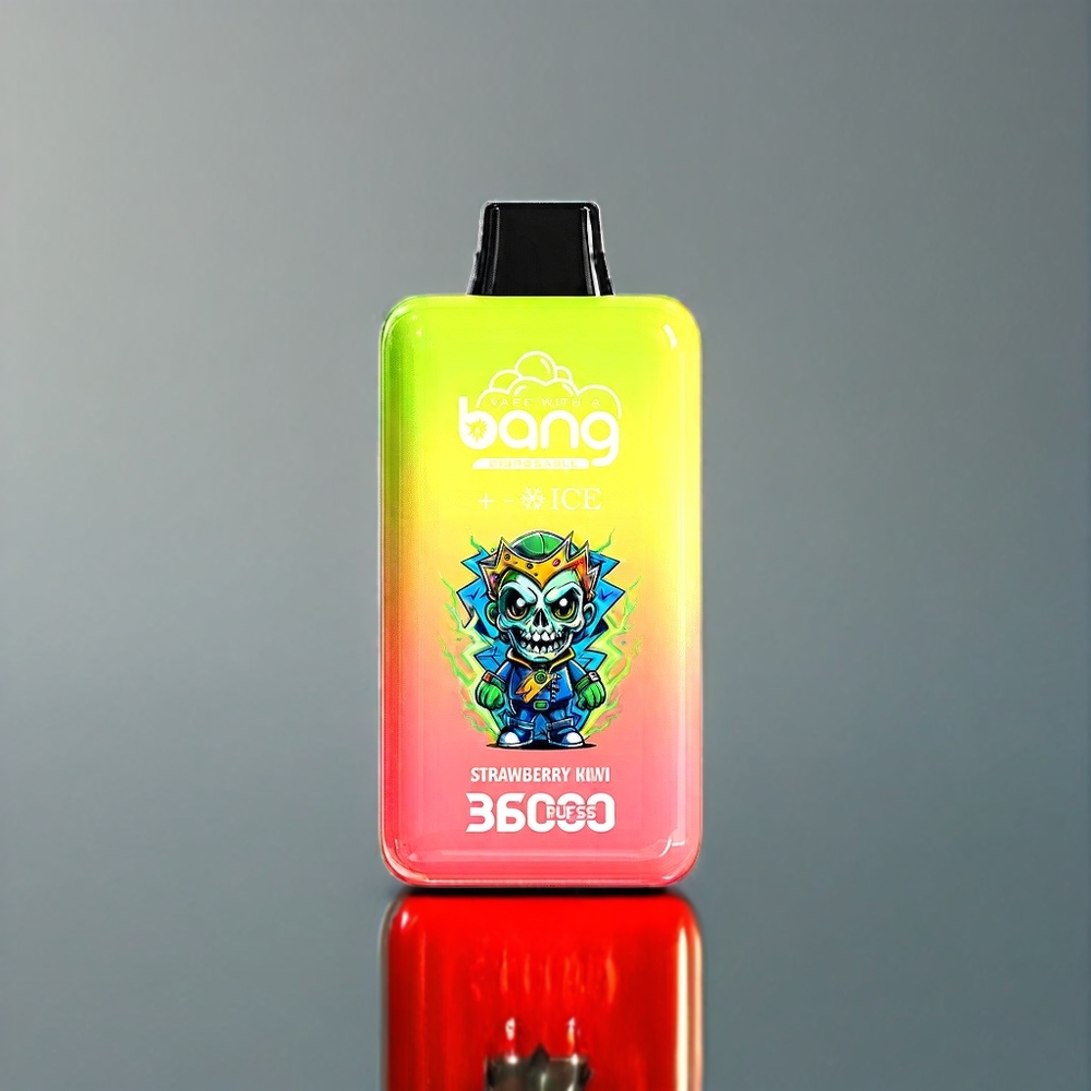 Bang 36000 Ice Level 36ml 850 mAh Sverige Grossist Jordgubb Kiwi