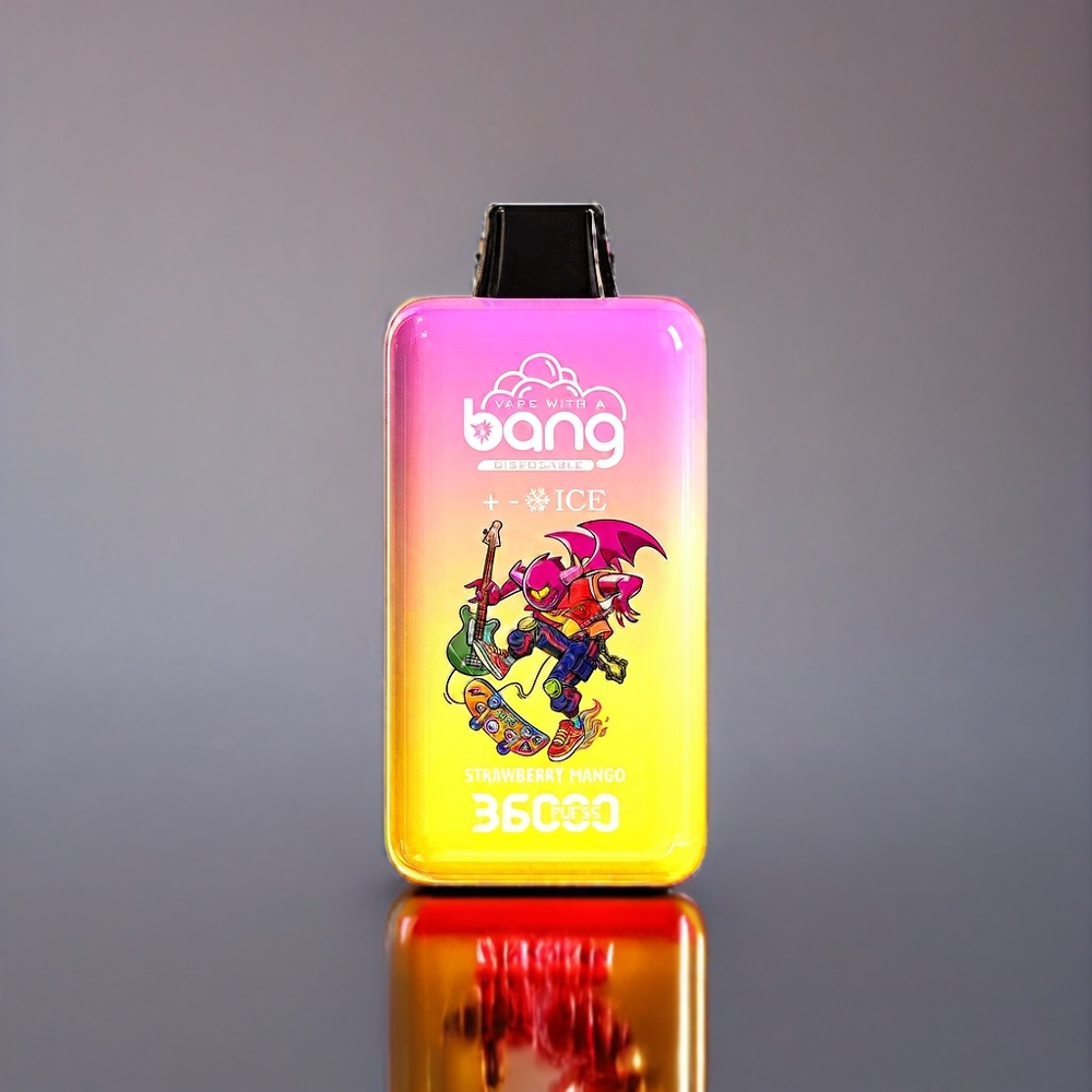 Bang 36000 Ice Level 36ml 850 mAh Sverige Grossist Jordgubb Mango