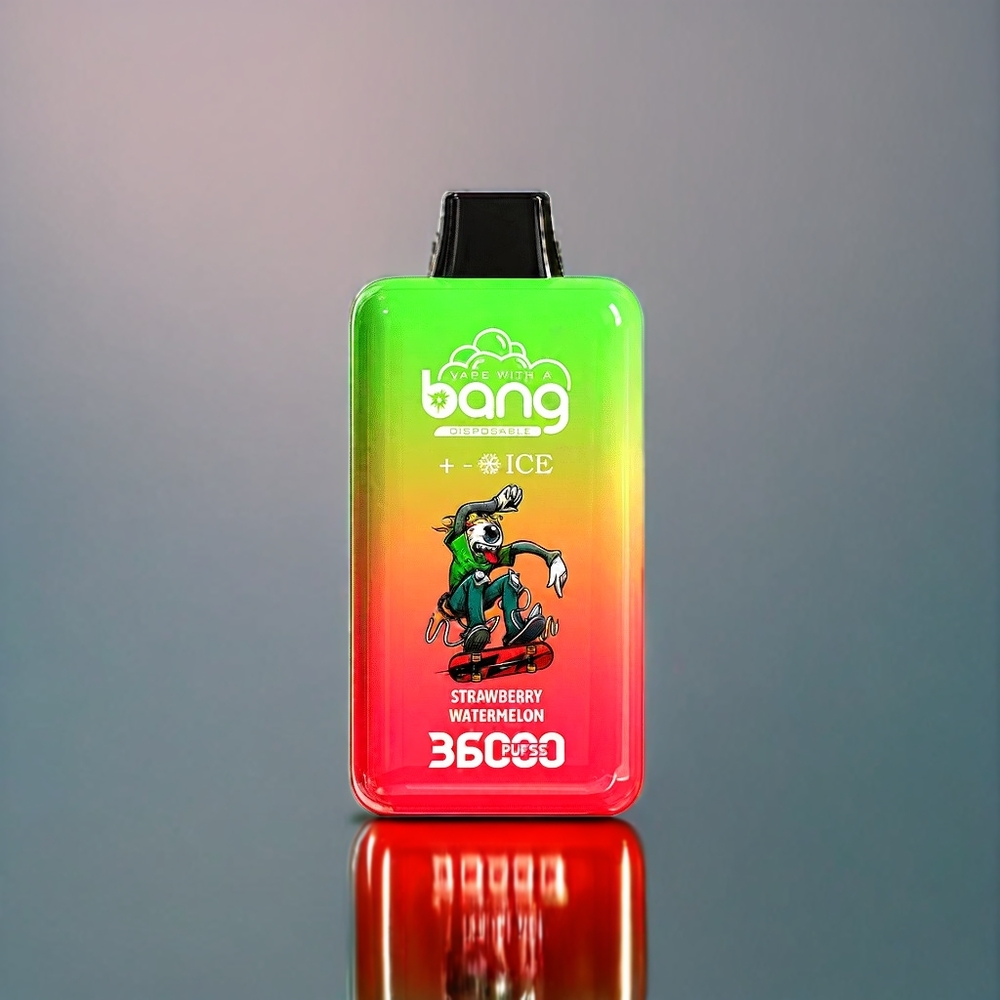 Bang 36000 Ice Level 36ml 850 mAh Sverige Grossist Jordgubb Vattenmelon