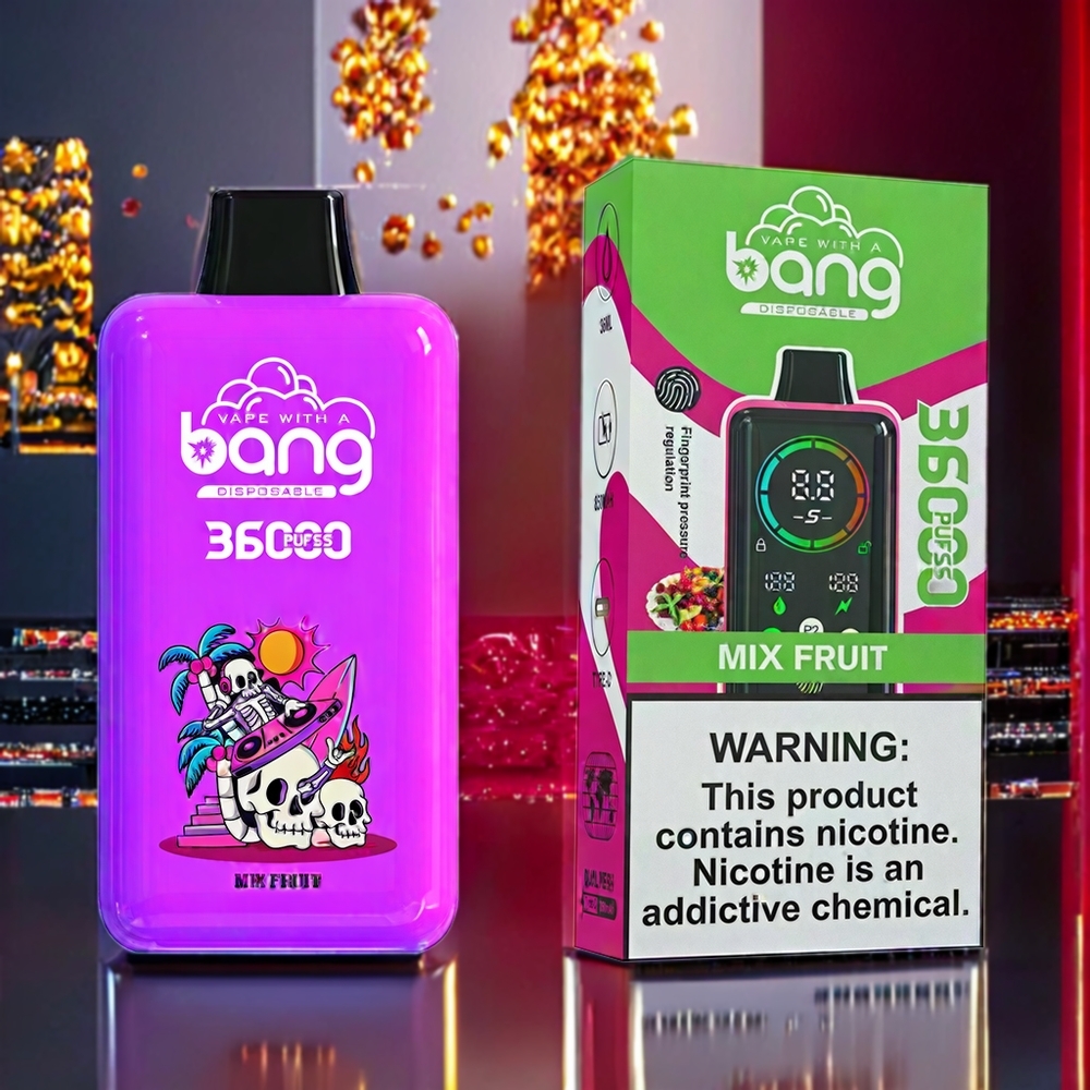 Bang 36000 Power 36000 Puffar 36ml 850mAh Sverige Grossist Blandade Frukter