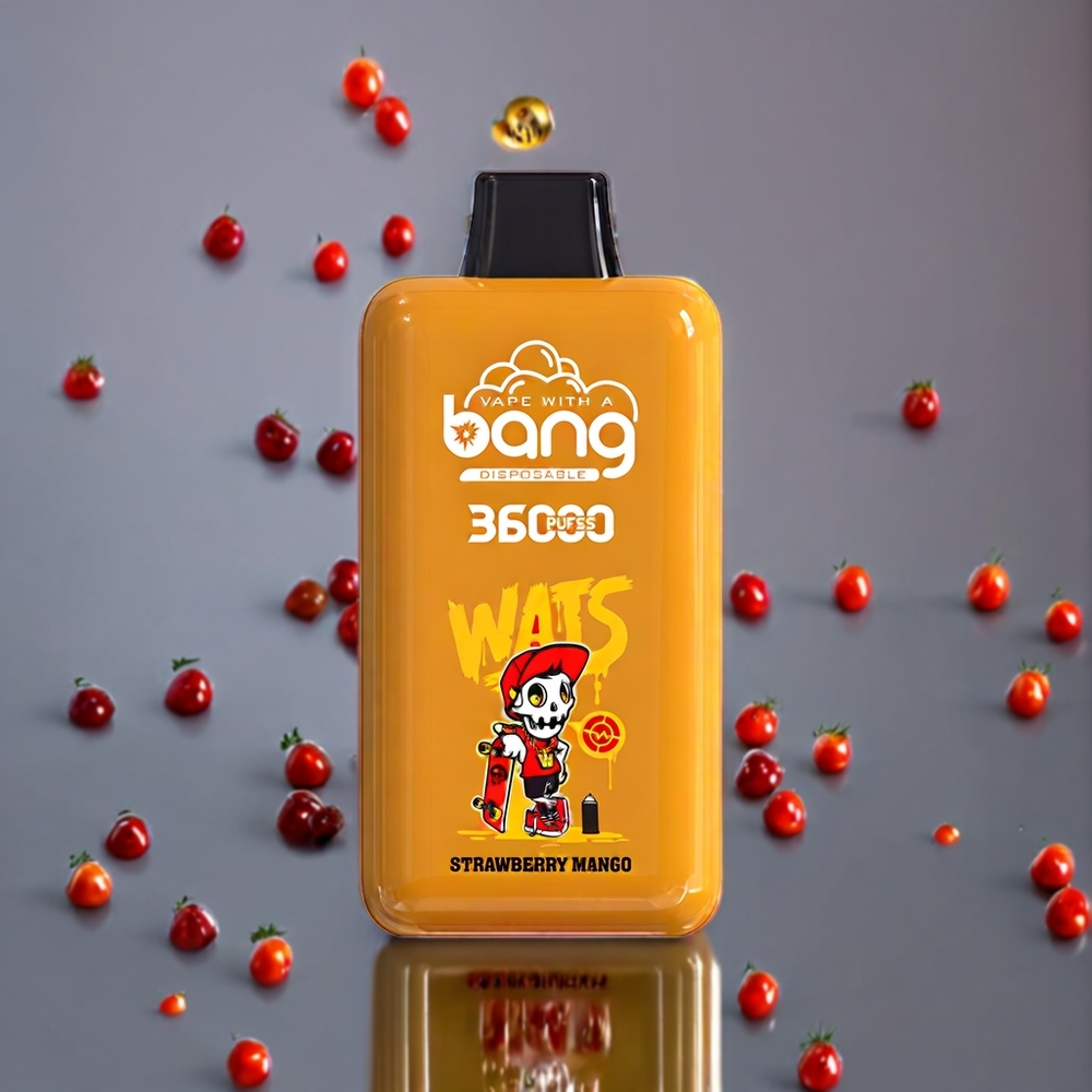 Bang Power 36000 0% Nikotin 850mAh Sverige Grossist Jordgubb Mango