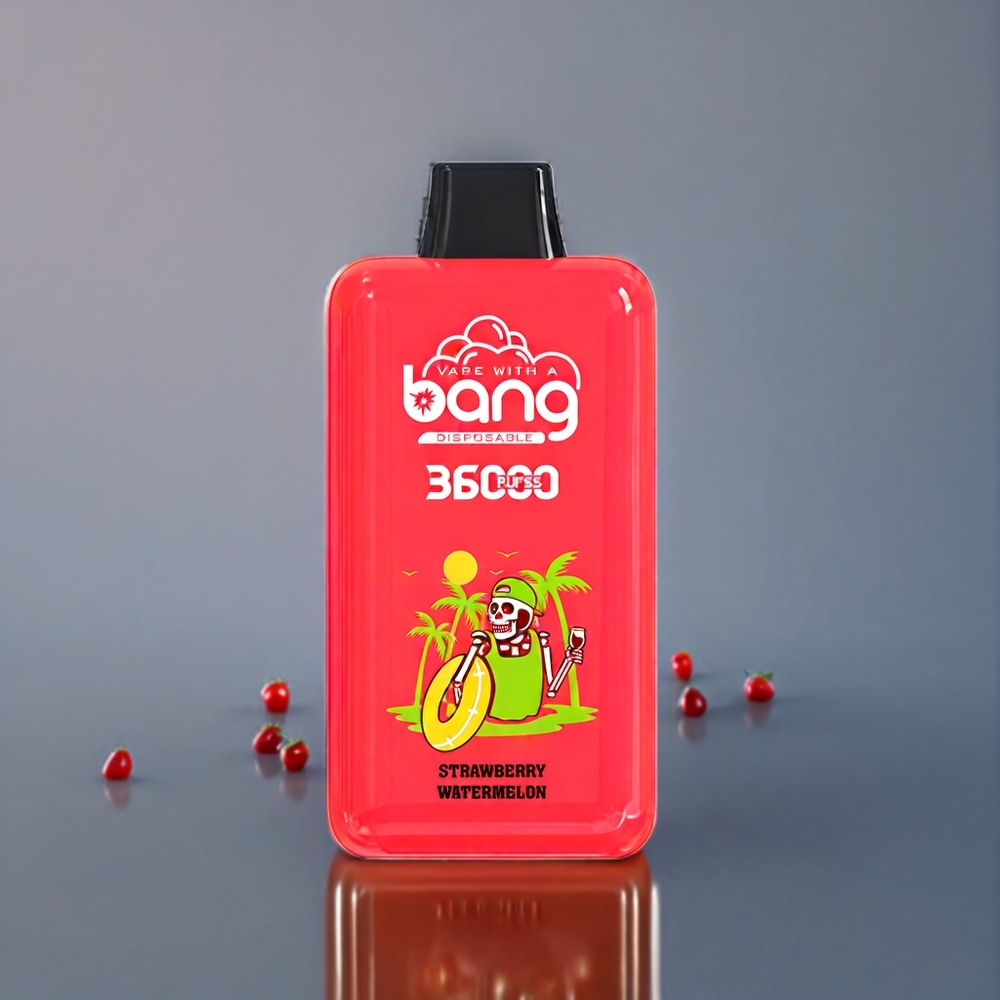 Bang Power 36000 0% Nikotin 850mAh Sverige Grossist Jordgubb Vattenmelon