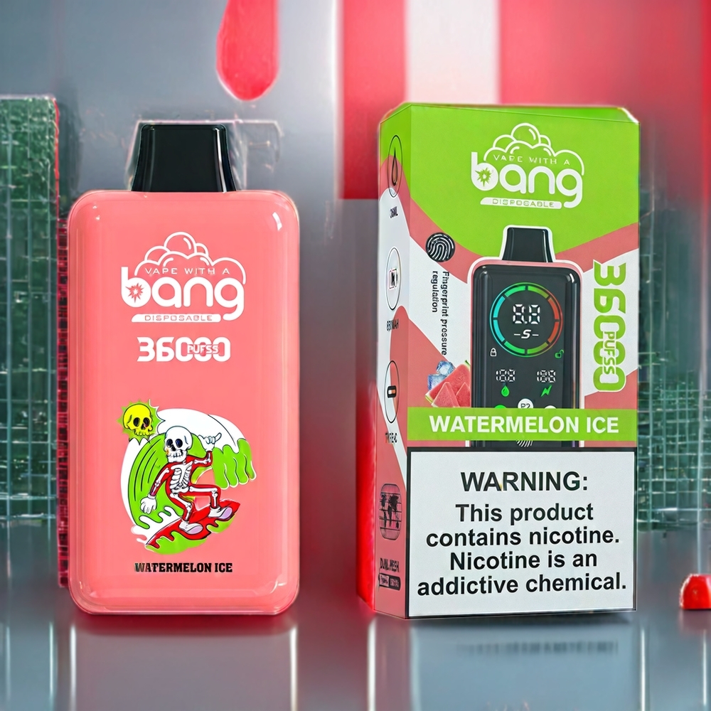 Bang Power 36000 0% Nikotin 850mAh Sverige Grossist Vattenmelon Is