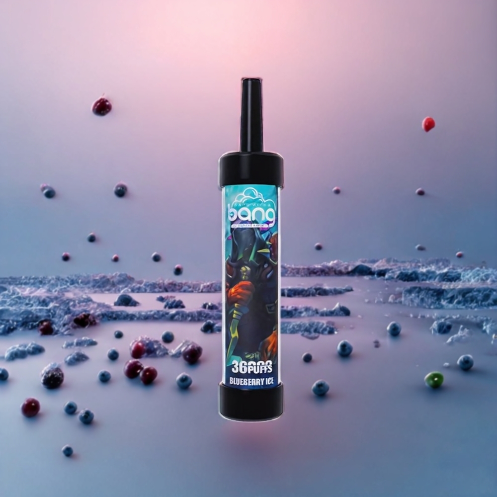 Bang 36000 Puffs 650mAh 40ml Mesh 0.60 ohm Sverige Grossist Blåbär Is