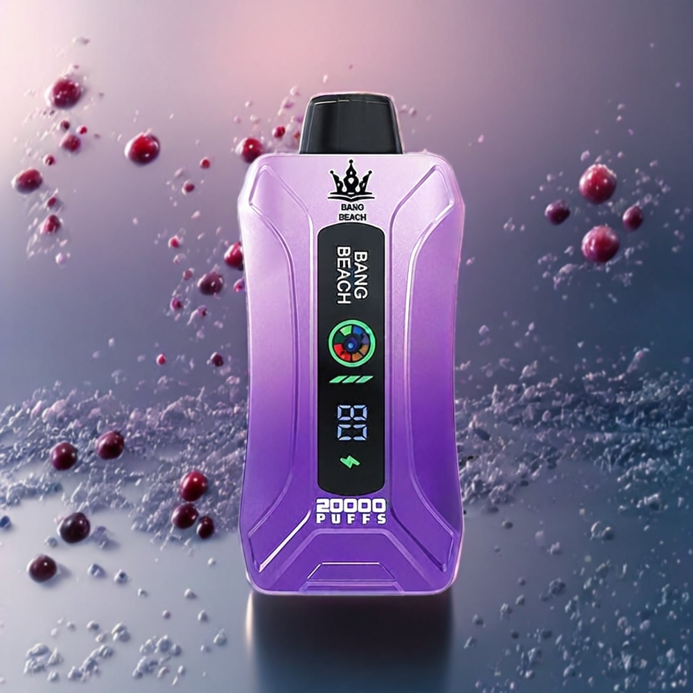 Bang Beach 20000 Puff Smart Skärm Ergonomisk Design 35ml Sverige Grossist Druvis