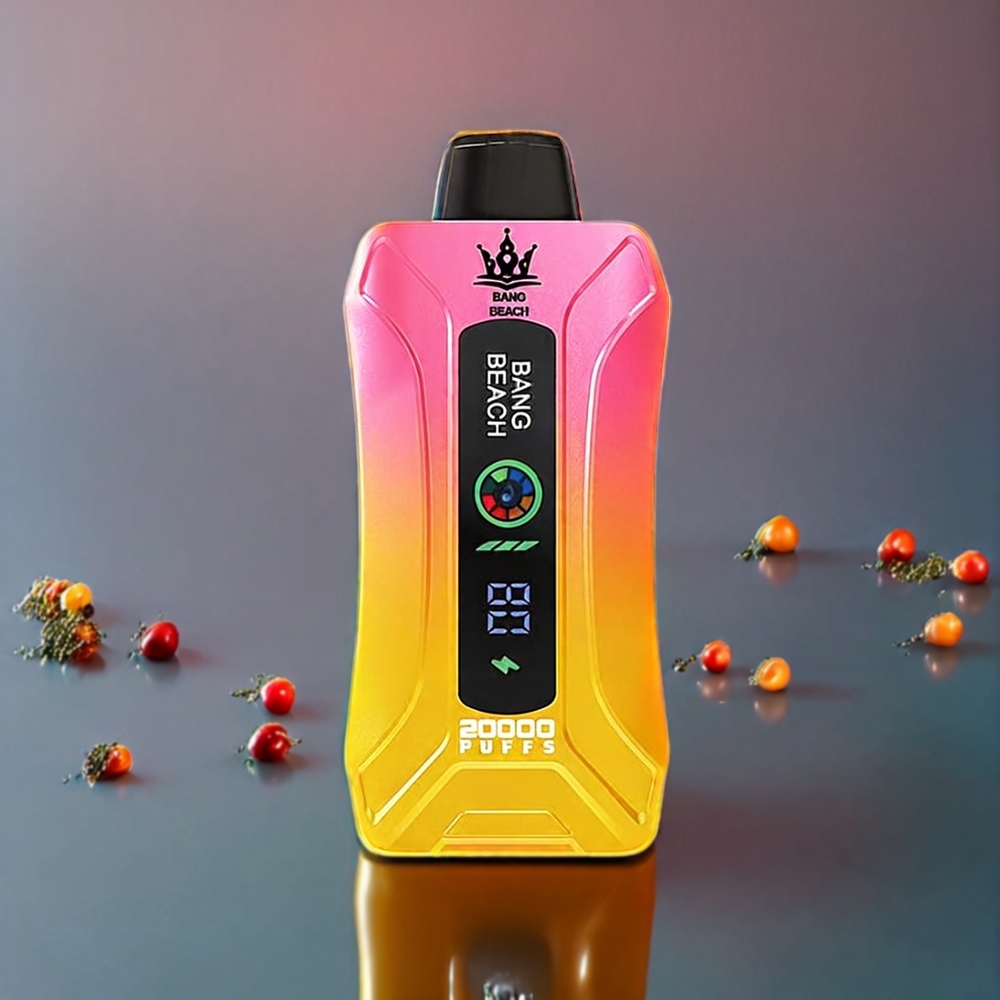 Bang Beach 20000 Puffs Smart Skärm Sverige Grossist Persika Mango